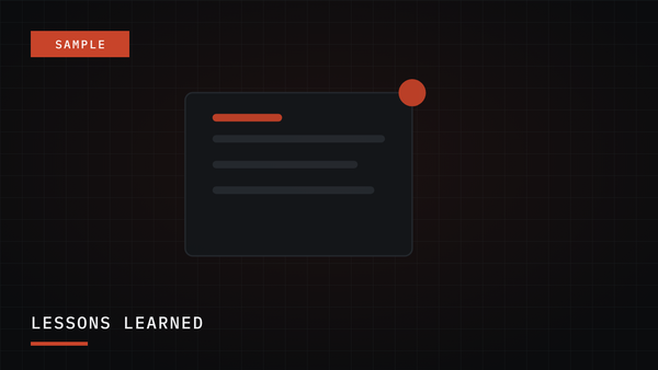 Placeholder artwork for a sample case study
